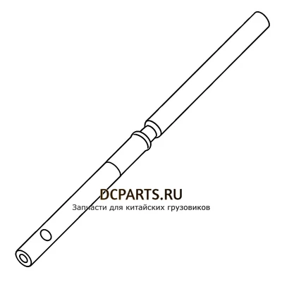 Shaft-Gear Вал вилки артикул 7DS180-1702063 схема чертеж запчасть автозапчасть купить в DC Parts