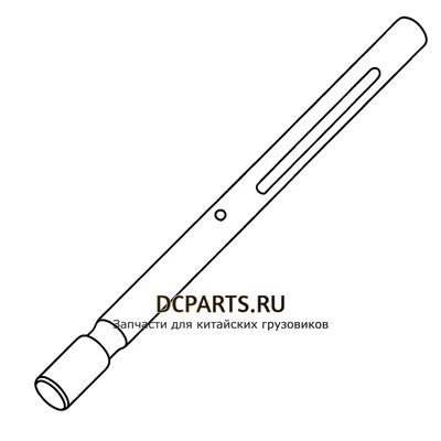 Shaft-Gear Вал вилки артикул 7DS180-1702065 схема чертеж запчасть автозапчасть купить в DC Parts