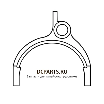 Shaft-Gear Вилка включения 3-4 передачи артикул 6DS60T-1702057D запчасть автозапчасть купить в DC Parts
