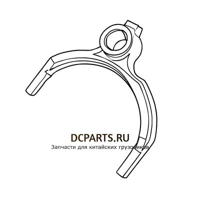 Shaft-Gear Вилка включения 5-6 передачи артикул 6DS60T-1702058D запчасть автозапчасть купить в DC Parts