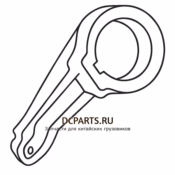 Shaft-Gear Вилка выключения сцепления 1156302010 — схема