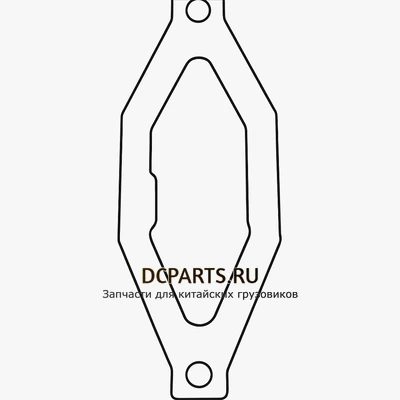Shaft-Gear Вилка выключения сцепления артикул FJ95-1601026-1 схема чертеж запчасть автозапчасть купить в DC Parts