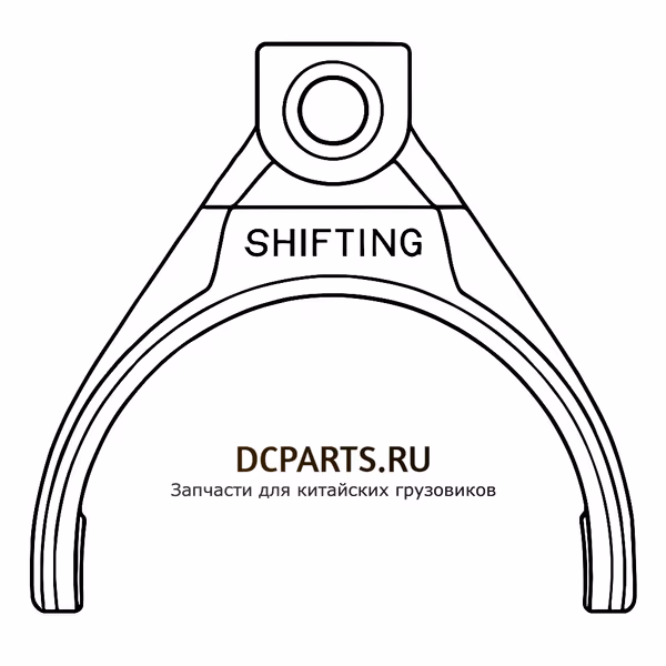 Shaft-Gear Вилка демультипликатора 1701630-A9K — схема