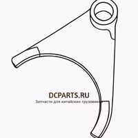 Shaft-Gear Вилка заднего хода 6DS180T-1702055 — схема