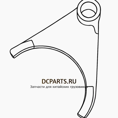 Shaft-Gear Вилка заднего хода артикул 6DS180T-1702055 запчасть автозапчасть купить в DC Parts