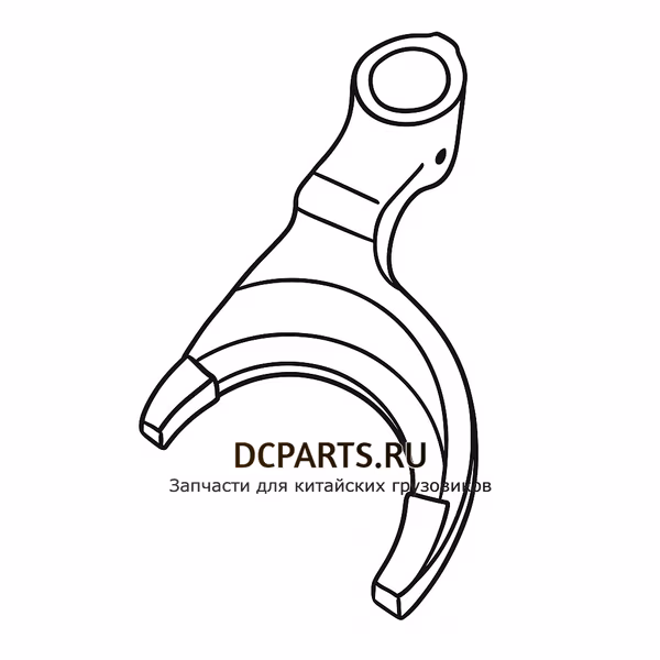 Shaft-Gear Вилка задней передачи 6DS60T-1702055D-1 — схема