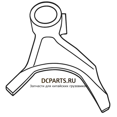 Shaft-Gear Вилка КОМ артикул QH70-4211301 запчасть автозапчасть купить в DC Parts