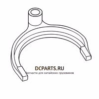 Shaft-Gear Вилка переключения 1-2 передачи J70-1702055 — схема