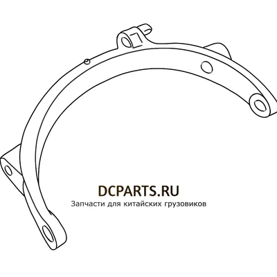 Shaft-Gear Вилка переключения 1-2 передачи артикул 1268206041 запчасть автозапчасть купить в DC Parts