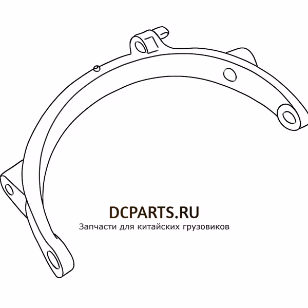 Shaft-Gear Вилка переключения 1-2 передачи 1268206041 — схема