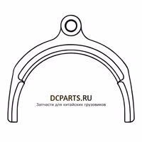 Shaft-Gear Вилка переключения 1-2 передачи 6DS180T-17020561 — схема