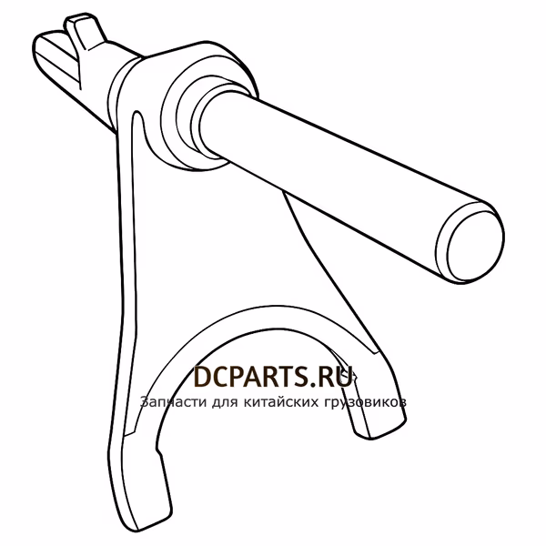 Shaft-Gear Вилка переключения 1-2 передачи AZ2203220010 — схема