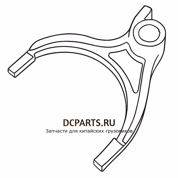 Shaft-Gear Вилка переключения 2-3 передачи 5DS50T-1702056 — схема