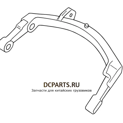Shaft-Gear Вилка переключения 3-4 передачи артикул 1246206011 запчасть автозапчасть купить в DC Parts