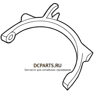 Shaft-Gear Вилка переключения 3-4 передач артикул 1250306263 запчасть автозапчасть купить в DC Parts
