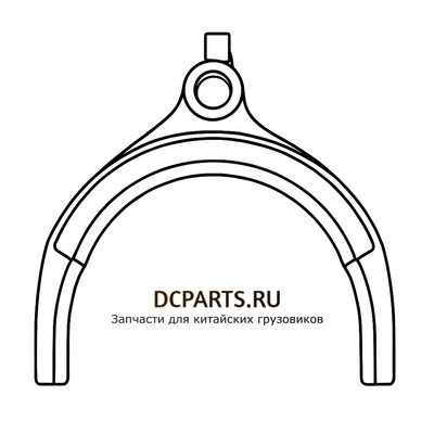 Shaft-Gear Вилка переключения 5-6 передачи артикул 12JSDX240TA-1702058 запчасть автозапчасть купить в DC Parts