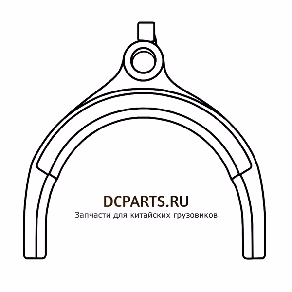 Shaft-Gear Вилка переключения 5-6 передачи 12JSDX240TA-1702058 — схема