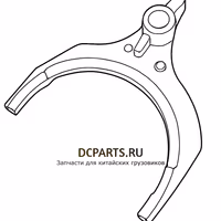 Shaft-Gear Вилка переключения 5-6 передачи 6DS180T-1702058 — схема