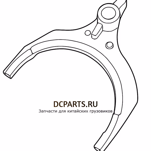Shaft-Gear Вилка переключения 5-6 передачи 6DS180T-1702058 — схема