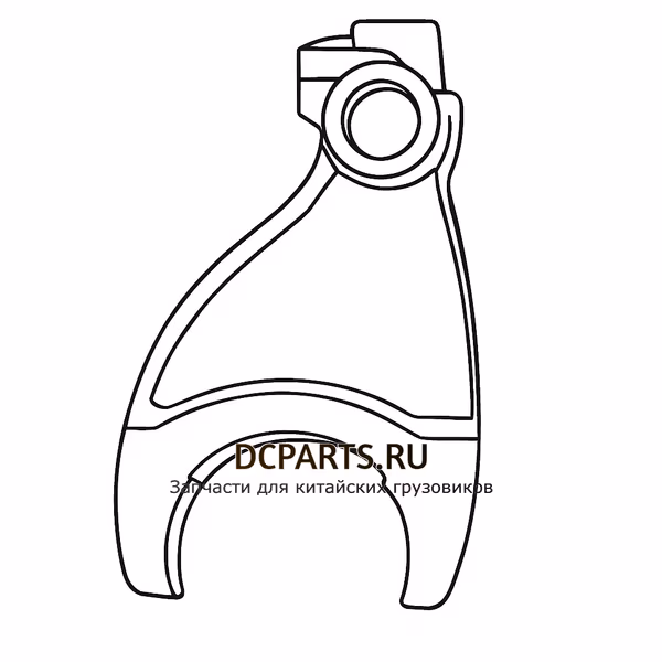 Shaft-Gear Вилка переключения заднего хода 9JS200T-1702054-1 — схема