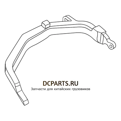 Shaft-Gear Вилка переключения задней передачи артикул 1246206008 запчасть автозапчасть купить в DC Parts