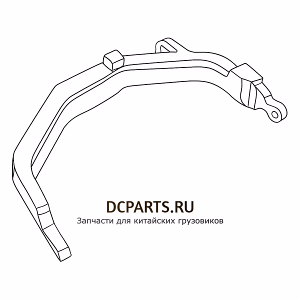 Shaft-Gear Вилка переключения задней передачи 1246206008 — схема
