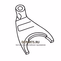 Shaft-Gear Вилка переключения передач 7DS180-1702058 — схема