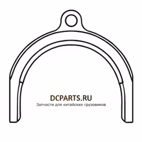 Shaft-Gear Вилка переключения передач 9JS200T-1702055-1 — схема