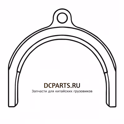 Shaft-Gear Вилка переключения передач 9JS200T-1702055-1