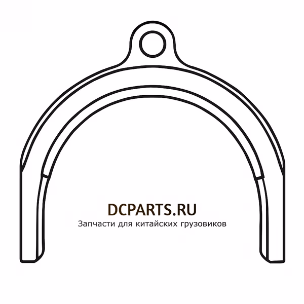Shaft-Gear Вилка переключения передач 9JS200T-1702055-1 — схема