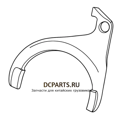 Shaft-Gear Вилка переключения передач артикул J70-1702054-1 запчасть автозапчасть купить в DC Parts