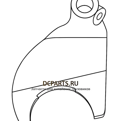 Shaft-Gear Вилка переключения заднего хода артикул 1702057-A9K запчасть автозапчасть купить в DC Parts
