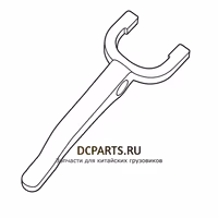 Shaft-Gear Вилка сцепления 7DS180-1601021-1 — схема