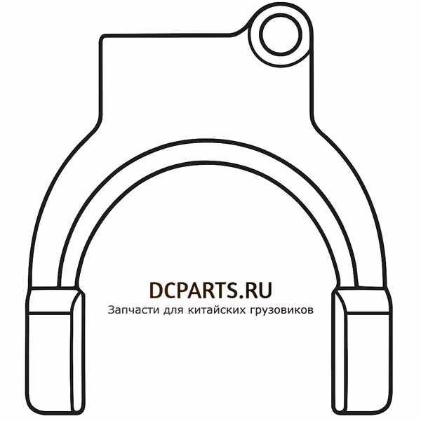 Shaft-Gear Вилка сцепления WG2214260101 — схема