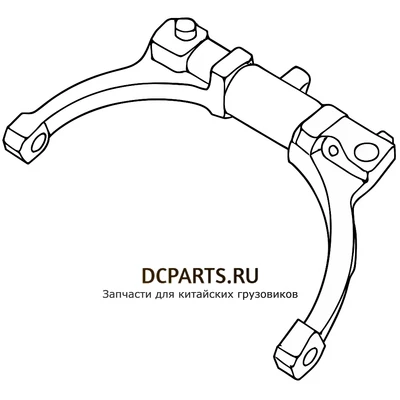 Shaft-Gear Вилка сцепления артикул 2159328001 запчасть автозапчасть купить в DC Parts