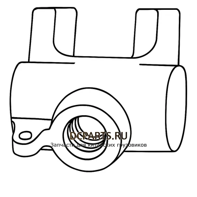 Shaft-Gear Головка переключения 3-4 передачи артикул 1702038-A9K запчасть автозапчасть купить в DC Parts
