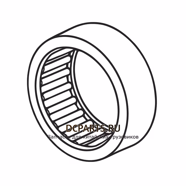 Shaft-Gear Игольчатый подшипник HK27*34*20-2RS — схема