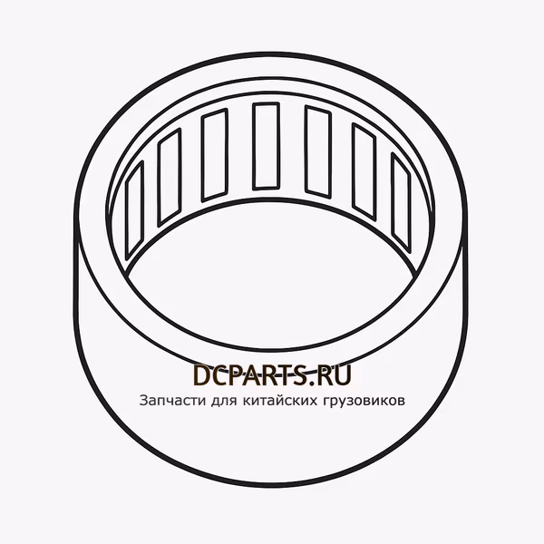 Shaft-Gear Игольчатый подшипник HK30*37*24 — схема