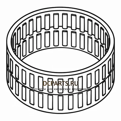 Shaft-Gear Игольчатый подшипник шестерни 2 передачи артикул 735320401 запчасть автозапчасть купить в DC Parts