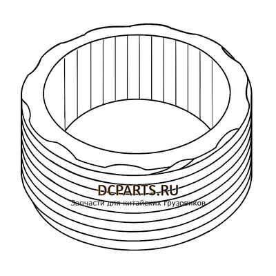 Shaft-Gear Индуктор спидометра артикул 1250304197 запчасть автозапчасть купить в DC Parts