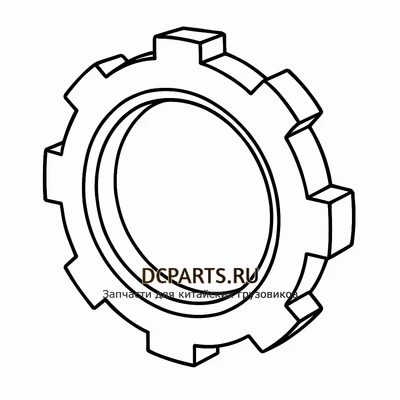 Shaft-Gear Индуктор спидометра артикул J70-1701157-1 запчасть автозапчасть купить в DC Parts
