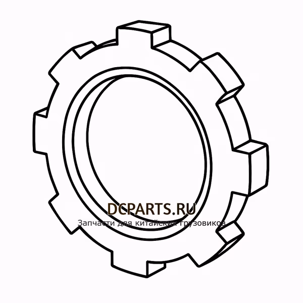 Shaft-Gear Индуктор спидометра J70-1701157-1 — схема