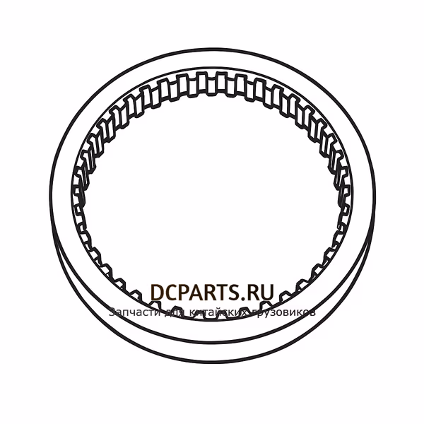 Shaft-Gear Каретка синхронизатора 3, 4, 5, 6 передачи 1272304077 — схема