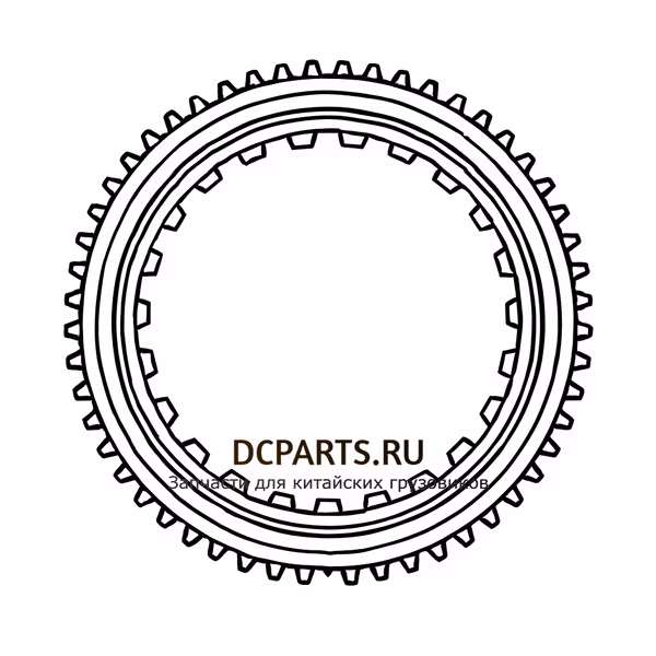 Shaft-Gear Кольцо синхронизатора 2 передачи 1250304350 — схема