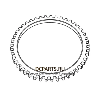 Shaft-Gear Кольцо синхронизатора 5 передачи артикул 1268304594 схема чертеж запчасть автозапчасть купить в DC Parts