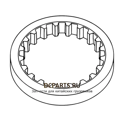 Shaft-Gear Муфта синхронизатора артикул 1292304025 схема чертеж запчасть автозапчасть купить в DC Parts
