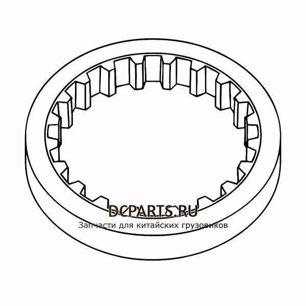 Shaft-Gear Муфта синхронизатора 1292304025 — схема