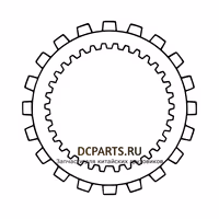 Shaft-Gear Муфта синхронизатора 1 передачи 1292304026 — схема