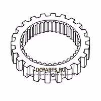 Shaft-Gear Муфта синхронизатора 1 передачи 2159304015 — схема
