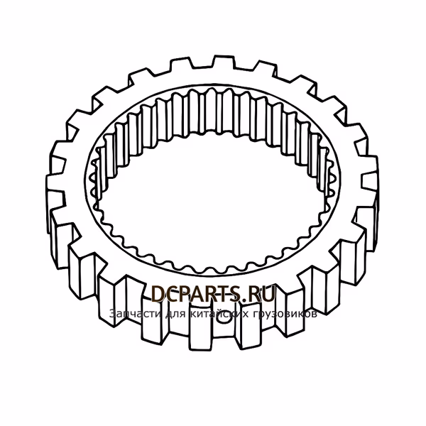 Shaft-Gear Муфта синхронизатора 1 передачи 2159304015 — схема